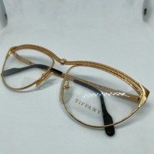 TIFFANY 23K Gold Plated Occhiale da vista mod. T48 NUOVI Originali Vintage