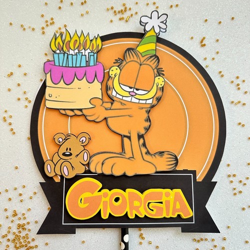 Cake topper garfield - cake,