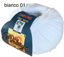PURA LANA MERINO MORBIDISSIMA ANTIALLERGICA GR.50 MT.125 FERRI 4 "MADE IN ITALY"