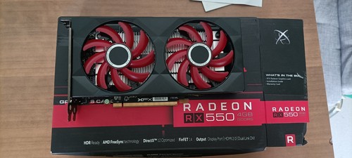 Scheda video 4gb radeon 550 - rx,