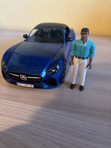 Auto roadster blu con - auto,