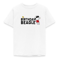 T-shirt bambino Peanuts design compleanno Birthday Beagle Snoopy
