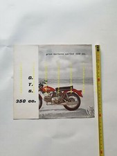 Aermacchi Harley-Davidson 350 GTS 1970 depliant italiano originale brochure 