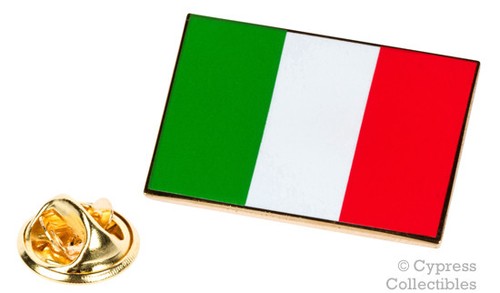 Italy flag enamel lapel - italy,