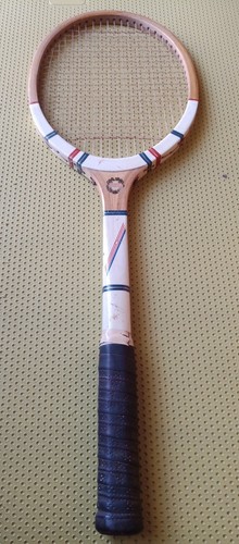 Racchetta tennis legno epoca - legno, d'epoca