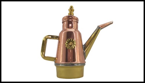 Oliera rame ottone con - oliera,