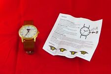 Orologio da polso svizzero con fasi lunari Siecle Lune dorato