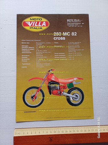 Villa 250 cross 1982 - villa,