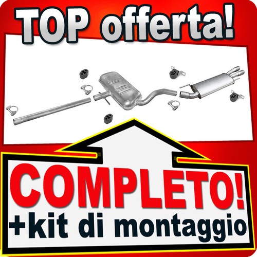 Scarico completo per golf 3 - scarico,