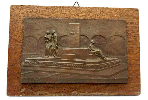 Bronzo tavola legno - su,