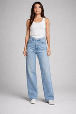 Jeans ZARA vita alta gamba
