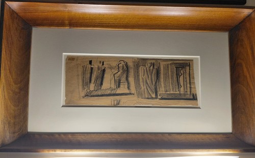 Mario sironi disegno matita - disegno,