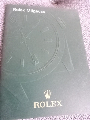 Rolex milgauss manuale - milgauss,