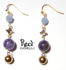 orecchini unisex con pietre