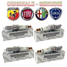 KIT 4 CANDELE ORIGINALI FIAT PANDA PUNTO 500 PER LANCIA MUSA YPSILON 1.2 1.4 GPL