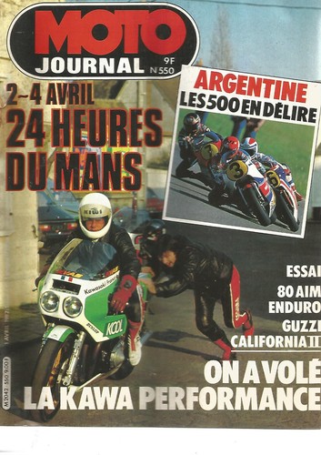 Moto journal 550 1100 - journal, n°550