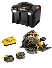 Dewalt sega circolare  dcs579t2 flexvolt (2 x 54v/18v 6,0 ah + dcb118 + tstak vi