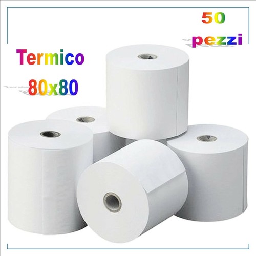 Rotolo carta termica 80x80 - 50,