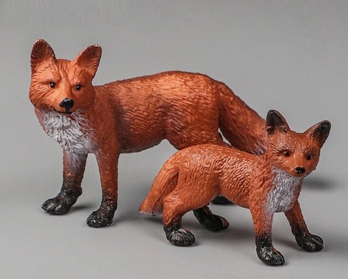 Volpe con animale - volpe,