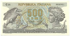 500 LIRE BIGLIETTO DI STATO