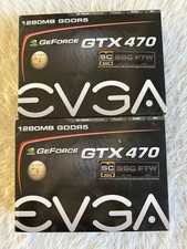 2x EVGA GeForce GTX 470 SC con