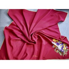 FOULARD VINTAGE SETA 84x84 cm Les Copains "violette"