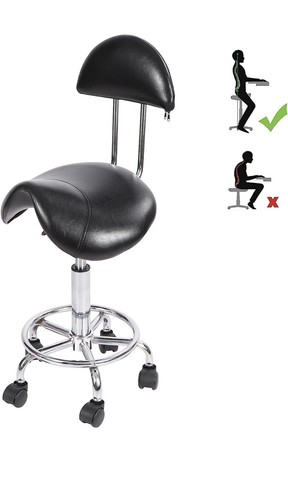 Redcamp rolling saddle stool - redcamp,