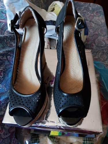 Scarpe con zeppa - , in