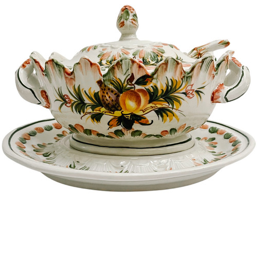 Piatto salsa maiolica italiana