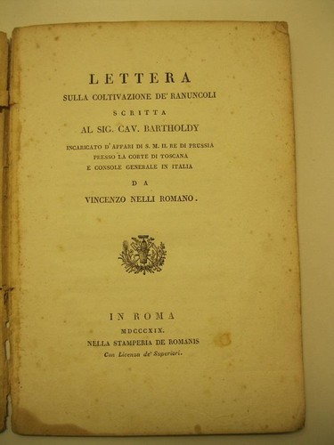 Nelli vincenzo romano lettera - romano,,