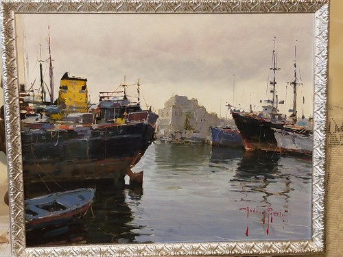 Marina napoletana dipinto - marina,