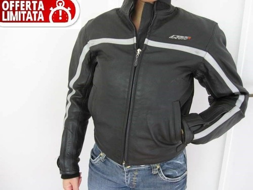 Giubbino giacca moto pelle - in,