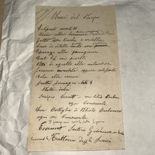 MENU’ DEL PRANZO PRESSO LA