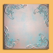Hand painted Ceiling Tile