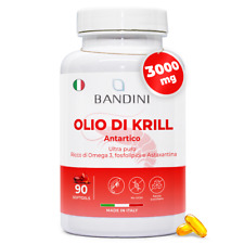 Bandini® Olio di Krill 90 Capsule molli | 3000mg - Krill oil puro antartico