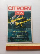 Citroen 2 CV - 2 CV Charleston 1986 depliant poster originale