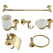 SET 6 ACCESSORI DA BAGNO IN