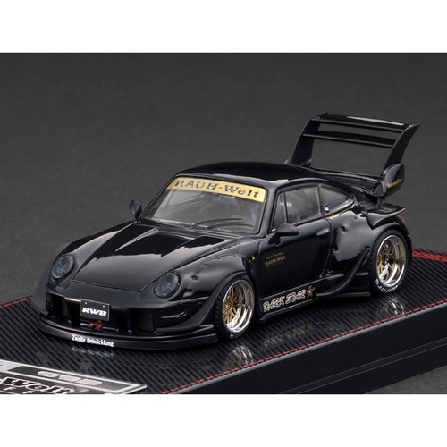 Porsche 911 993 rwb nero - porsche,