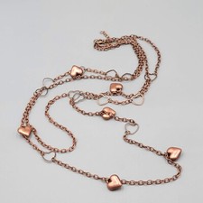 Heart Necklace Copper tone