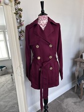 BIBA trench donna bordeaux