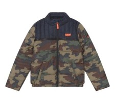 Color Block Puffer Giacca