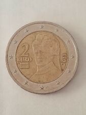 Moneta 2 € euro rara Austria 2013 secon 2^ serie, errore doppio bordo al diritto