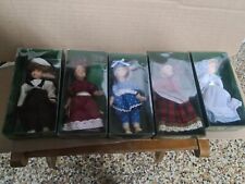 LOTTO Di 5 bambole DOLLS' HOUSE COLLECTION-BAMBOLA PORCELLANA 16 CM