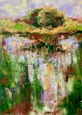 Dipinto olio originale - , arte