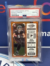 2022 Panini Contenders Optic - Biglietto Rookie Orange Prizm Drake Londra /50 PSA 10