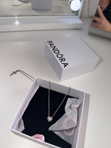 Collana pandora argento cuore - collana,