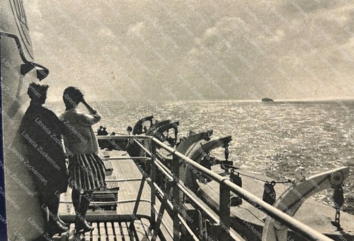 Cartolina nave sabnitz dalle - sabnitz,