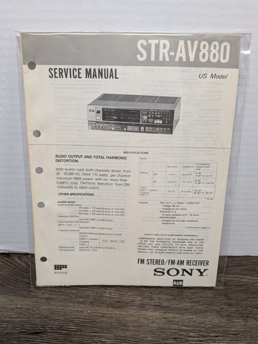 Sony str av880 ricevitore - sony, str-av880