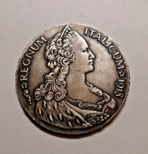 Moneta Argento 1918 R Colonia Eritrea Tallero