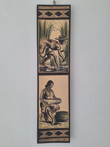 Pittura legno personaggio - su,